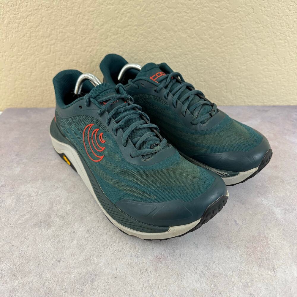 Topo Athletic Ultraventure 4 Shoes Men's 11.5 Blue Green Trail Running Sneakers